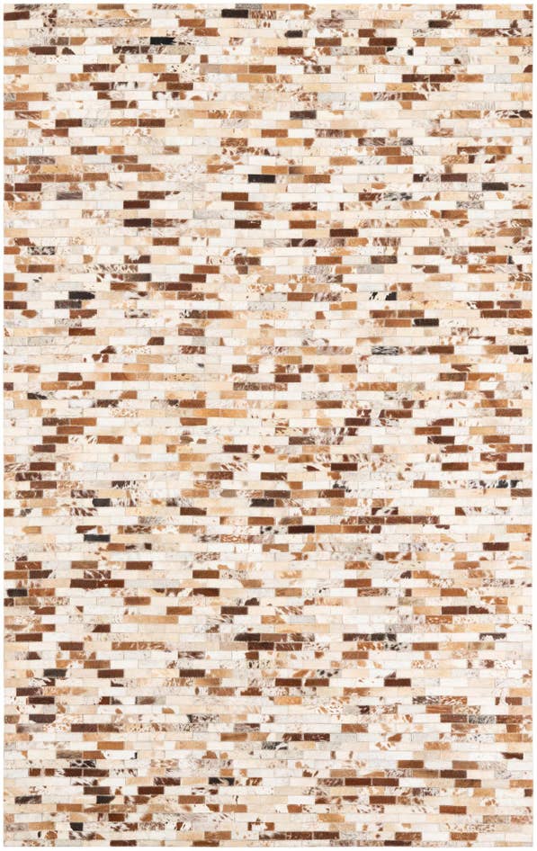 Detail image of 5' x 8' Cowhide Leather Rug
