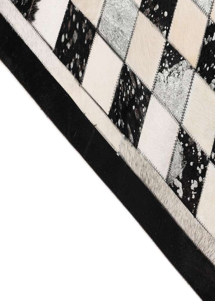 5' x 8' Cowhide Leather Rug