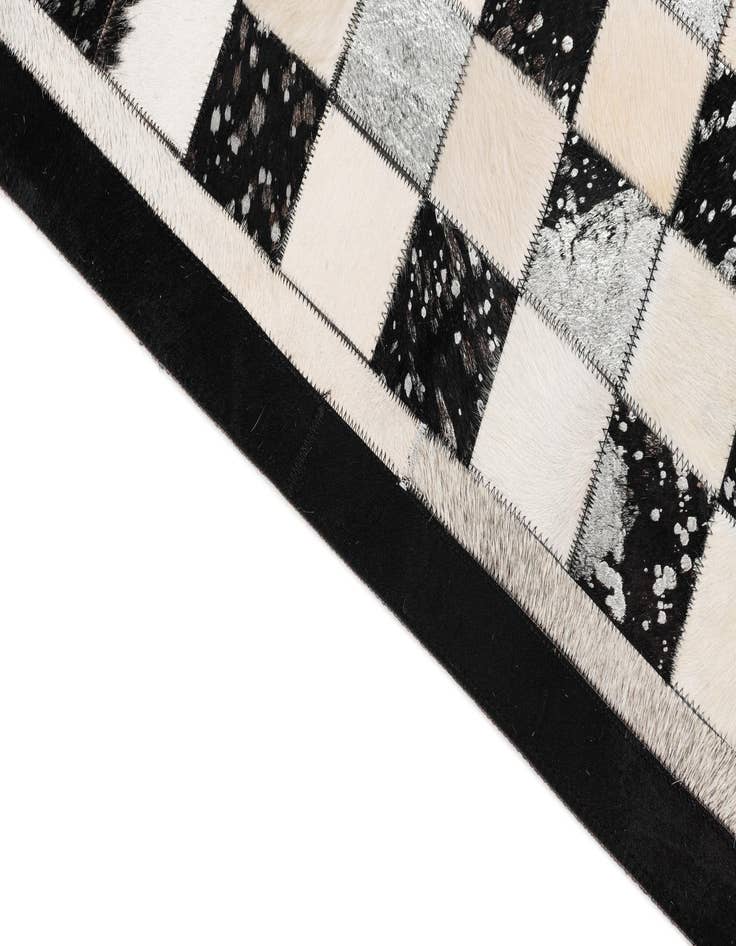 Detail image of 5' x 8' Cowhide Leather Rug