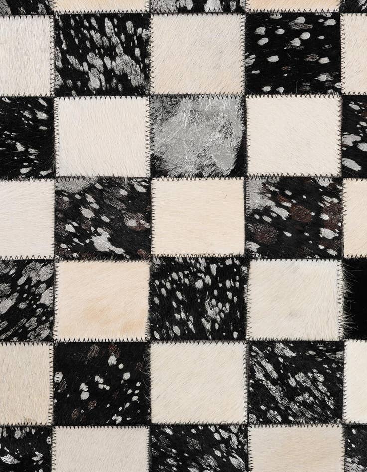 Detail image of 5' x 8' Cowhide Leather Rug
