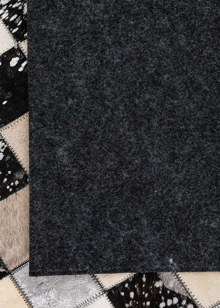 5' x 8' Cowhide Leather Rug