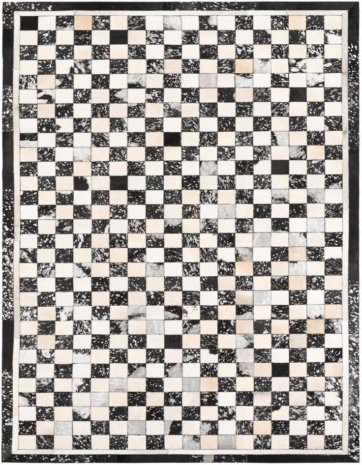 Detail image of 5' x 8' Cowhide Leather Rug