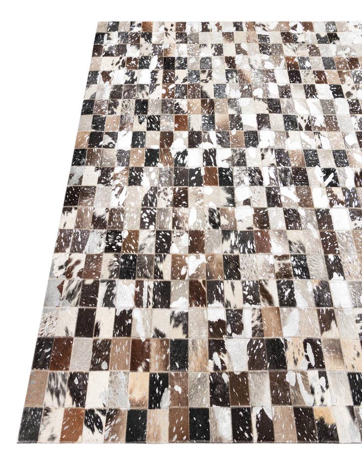 Detail image of 5' x 8' Cowhide Leather Rug