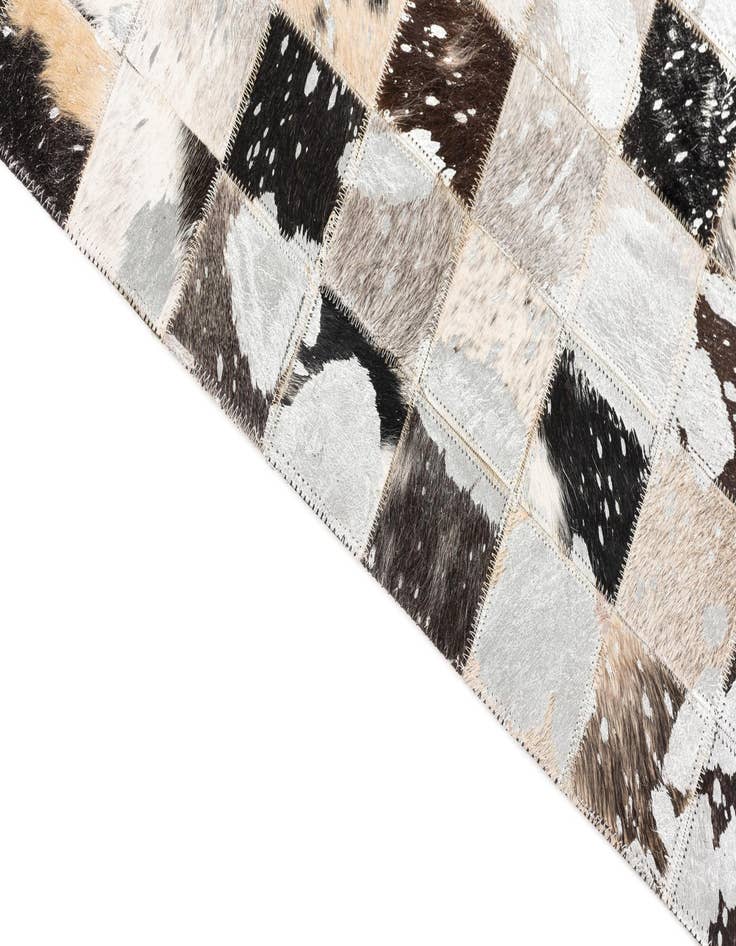 Detail image of 5' x 8' Cowhide Leather Rug