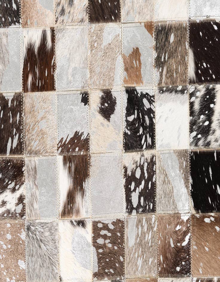 Detail image of 5' x 8' Cowhide Leather Rug