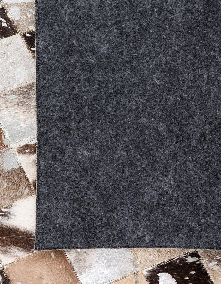 Detail image of 5' x 8' Cowhide Leather Rug