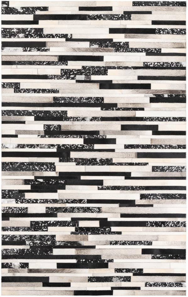 Detail image of 5' x 8' 2 Cowhide Leather Rug