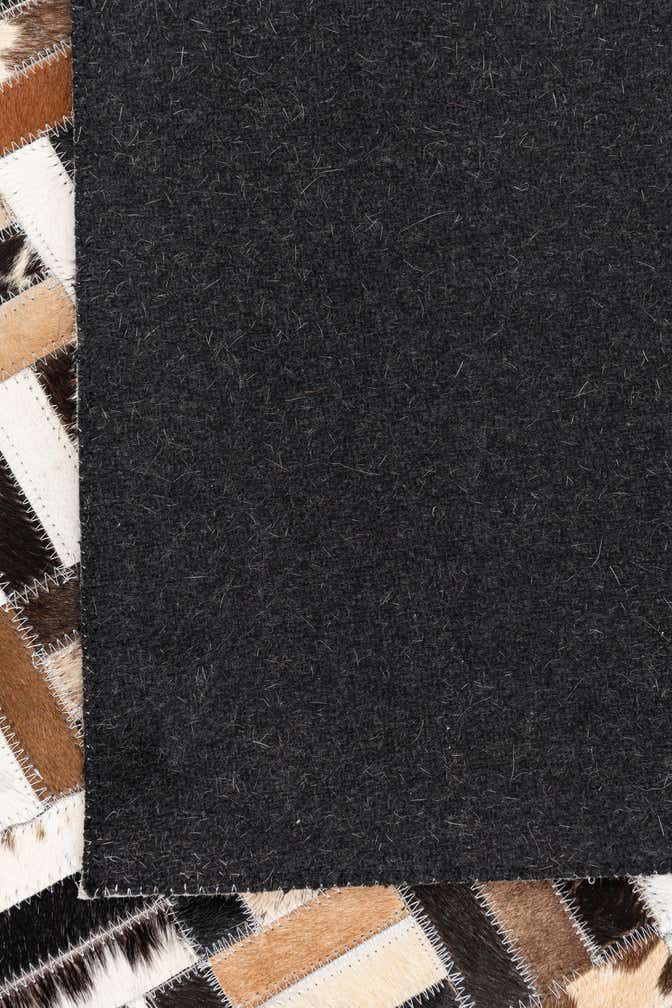 5' x 7' 10 Cowhide Leather Rug