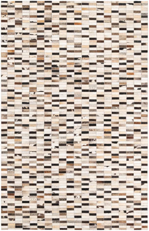 Detail image of 5' x 7' 9 Cowhide Leather Rug