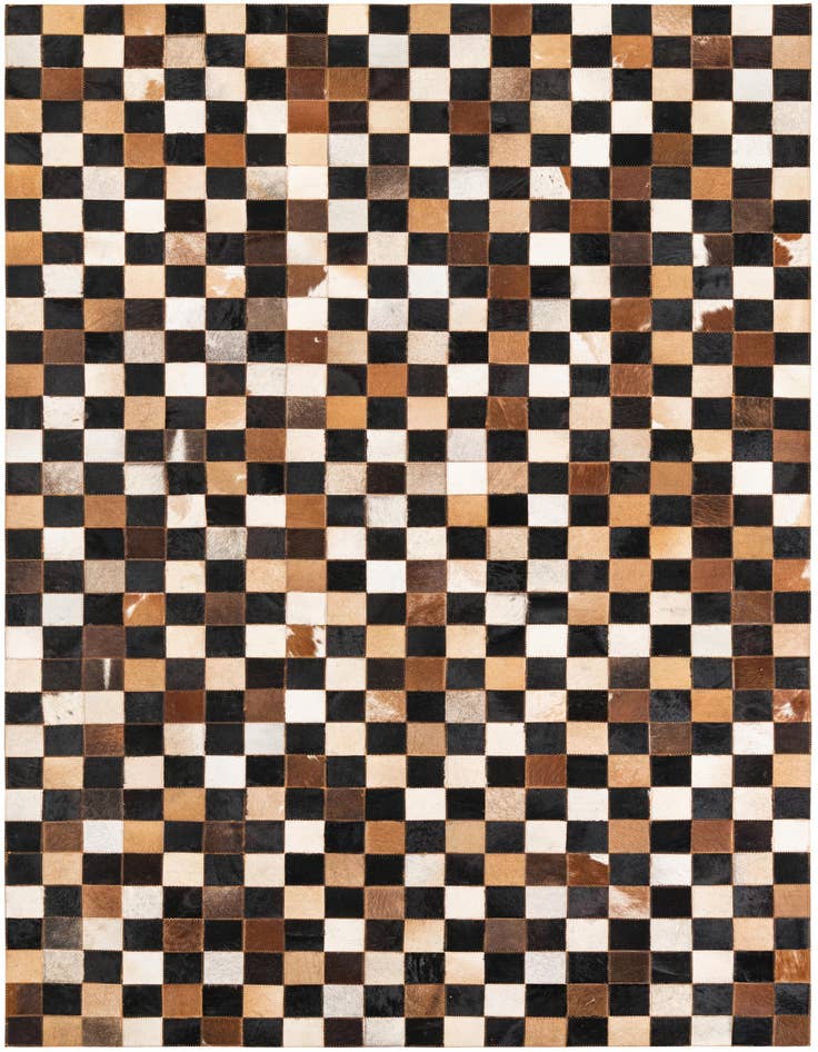 Detail image of 5' x 8' Cowhide Leather Rug