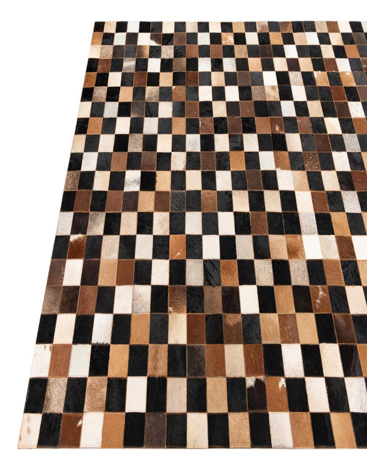 Detail image of 5' x 8' Cowhide Leather Rug