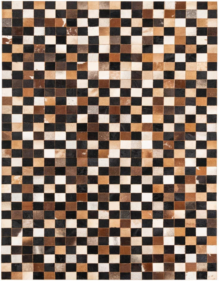 Detail image of 5' x 8' Cowhide Leather Rug