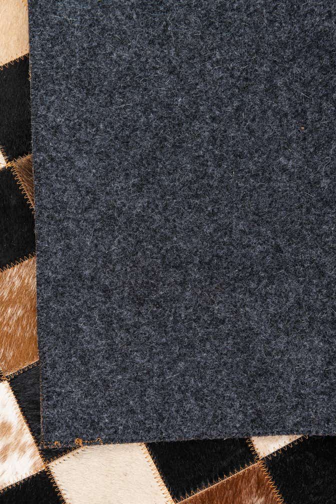 5' x 8' Cowhide Leather Rug