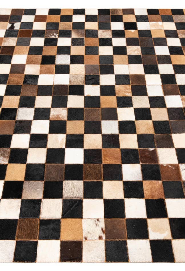 Detail image of 5' x 8' Cowhide Leather Rug