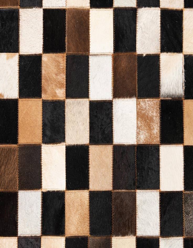 Detail image of 5' x 8' Cowhide Leather Rug