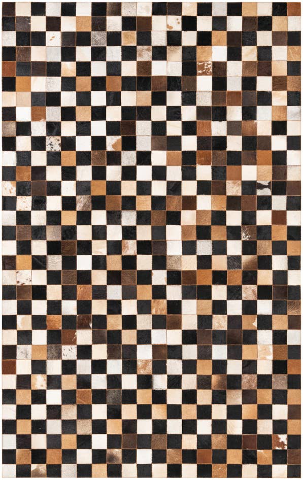 Detail image of 5' x 8' Cowhide Leather Rug