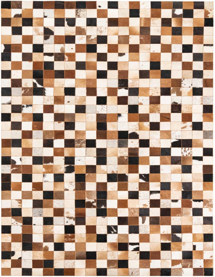 Detail image of 5' x 8' Cowhide Leather Rug