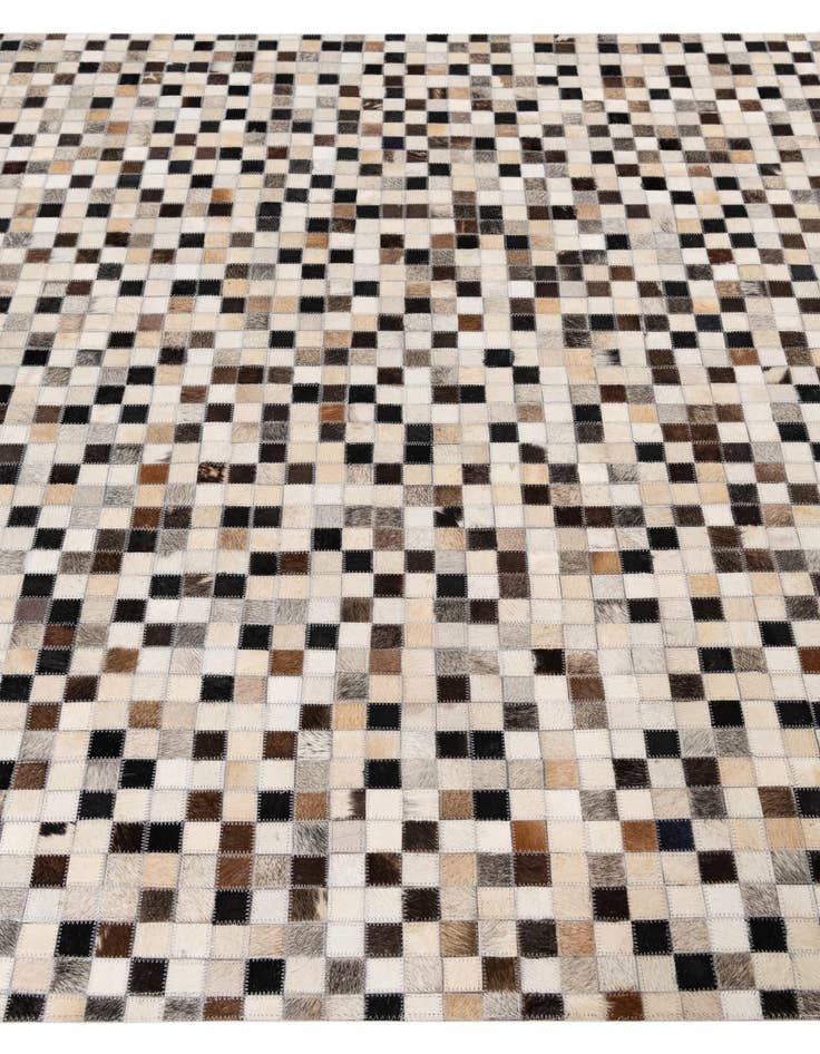 Detail image of 5' x 8' Cowhide Leather Rug