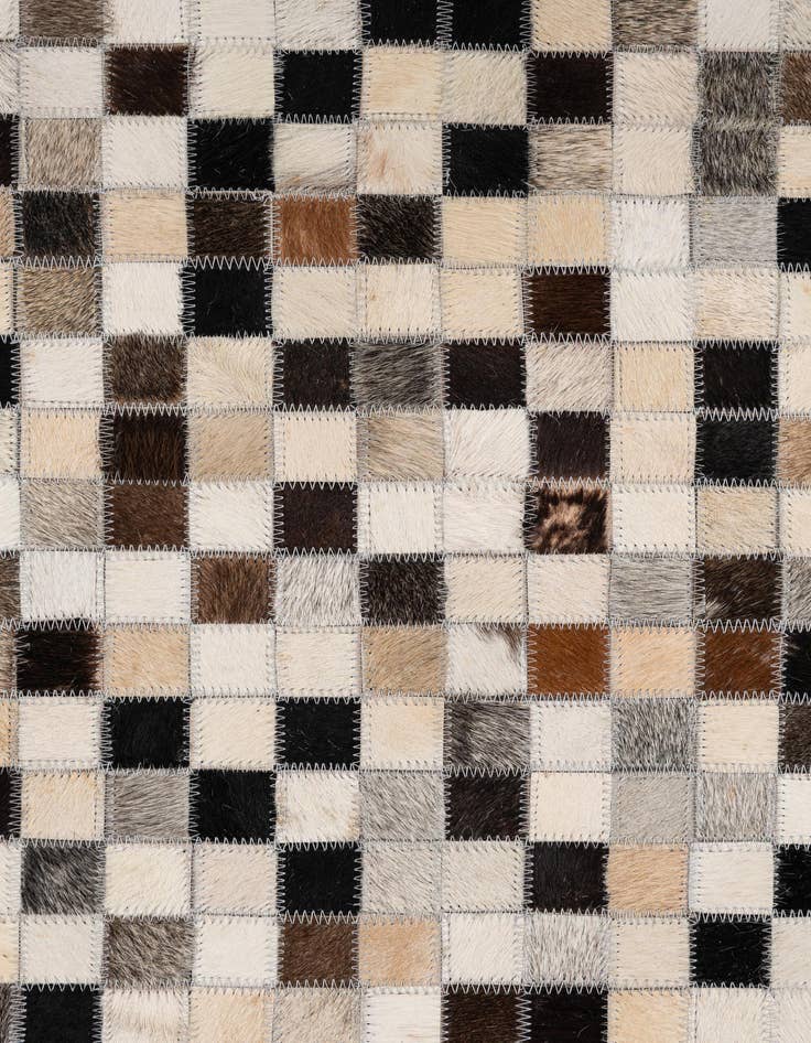 Detail image of 5' x 8' Cowhide Leather Rug