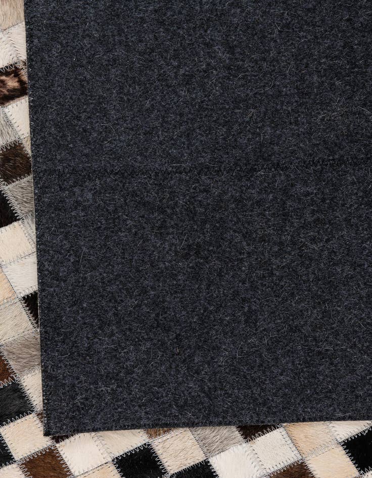 Detail image of 5' x 8' Cowhide Leather Rug