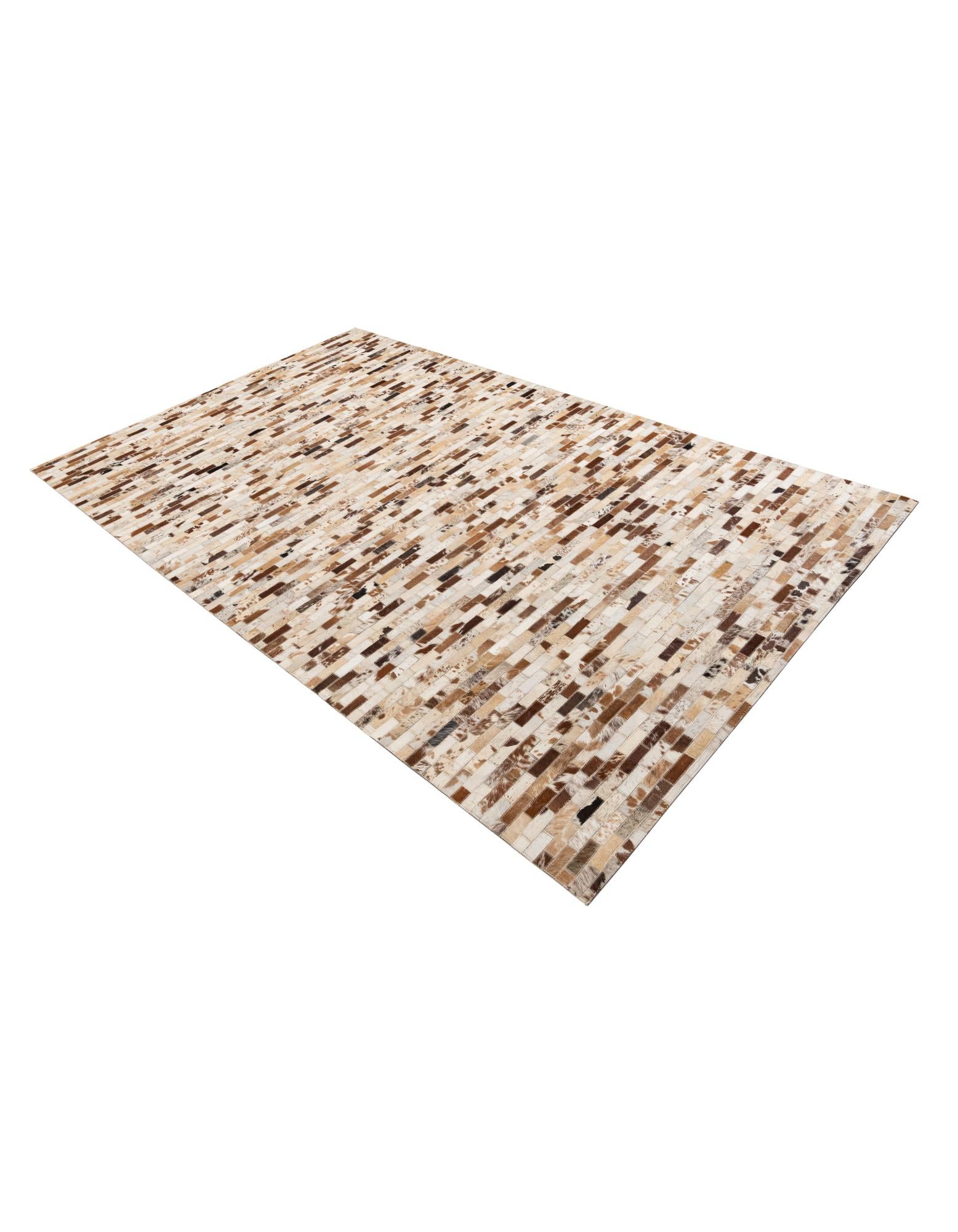 5' x 8' Cowhide Leather Rug