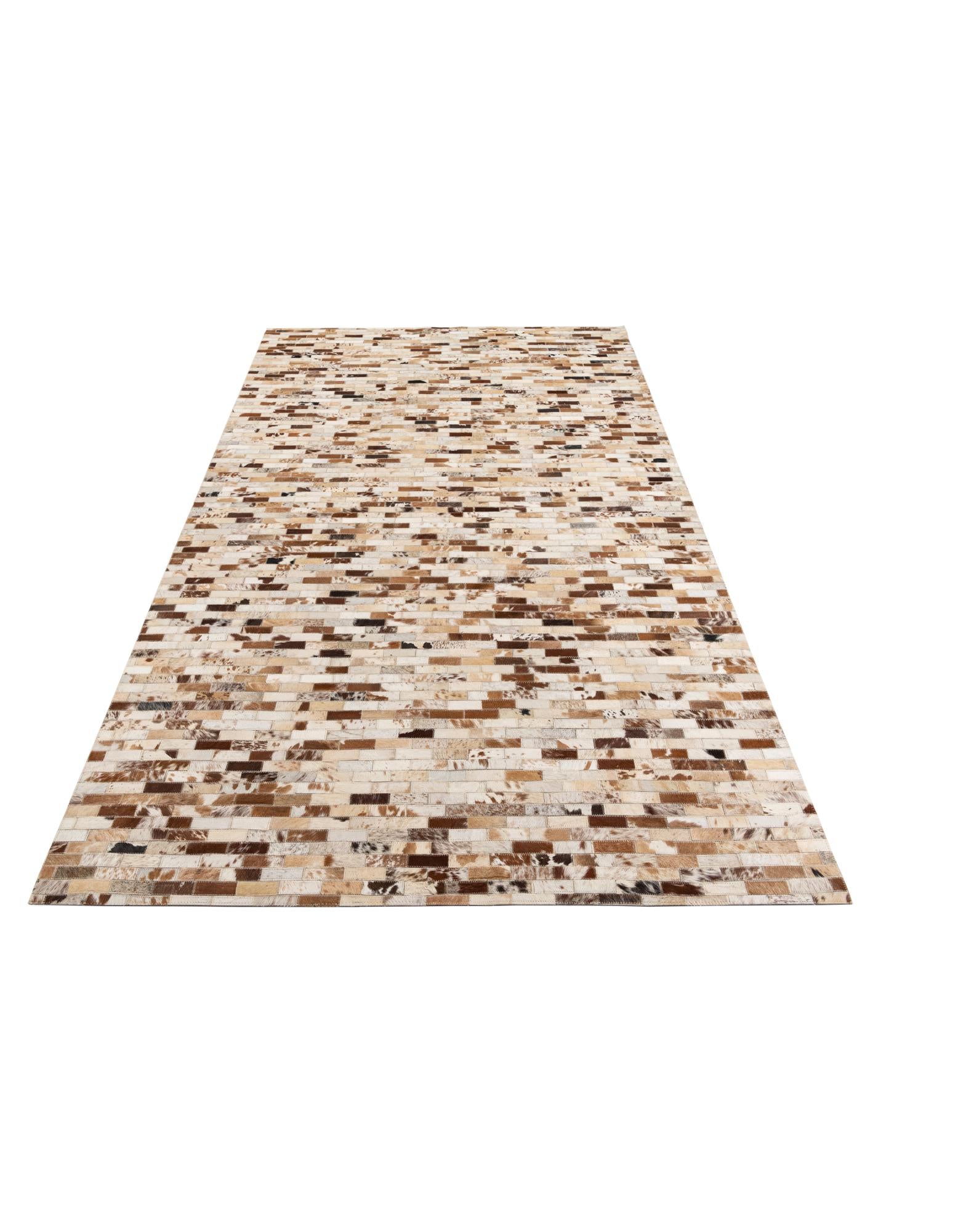 5' x 8' Cowhide Leather Rug