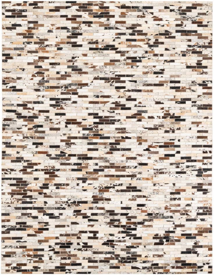 Detail image of 5' x 8' Cowhide Leather Rug