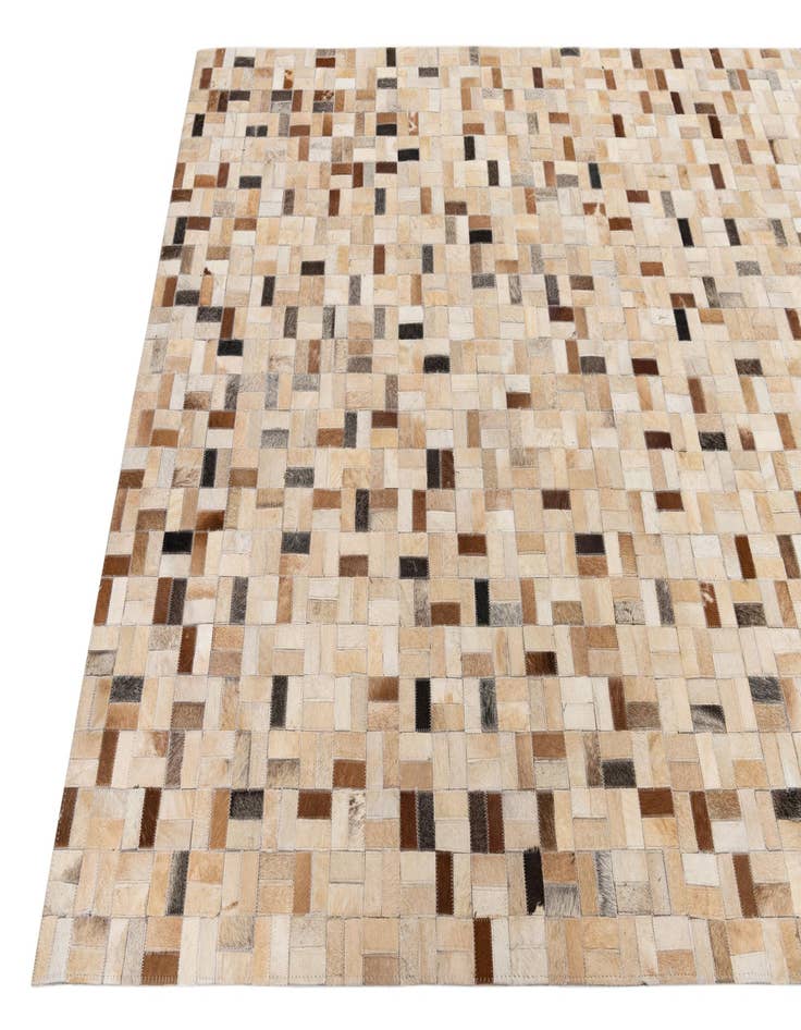 Detail image of 5' x 8' Cowhide Leather Rug