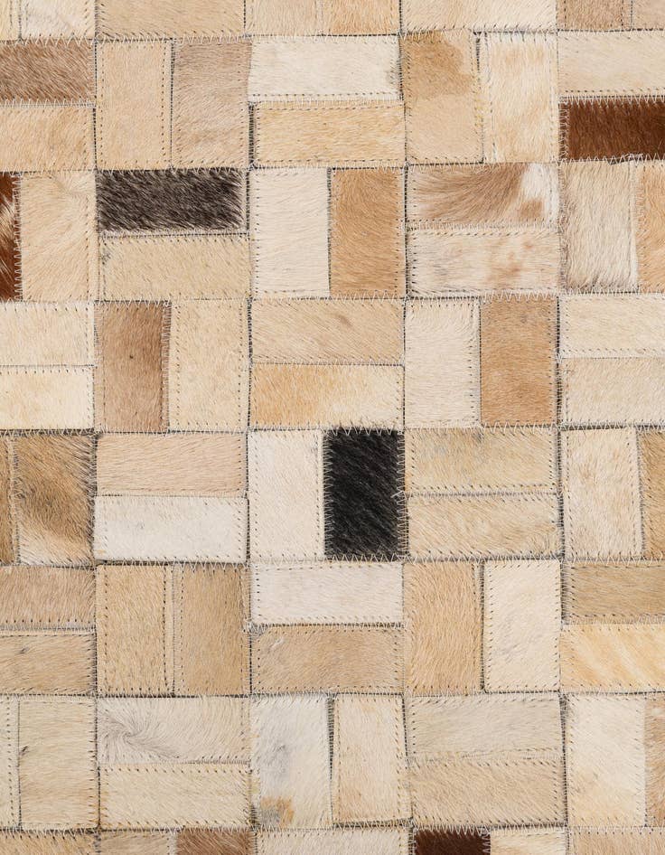 Detail image of 5' x 8' Cowhide Leather Rug