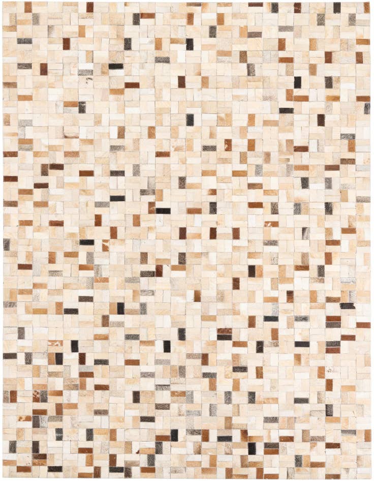 Detail image of 5' x 8' Cowhide Leather Rug