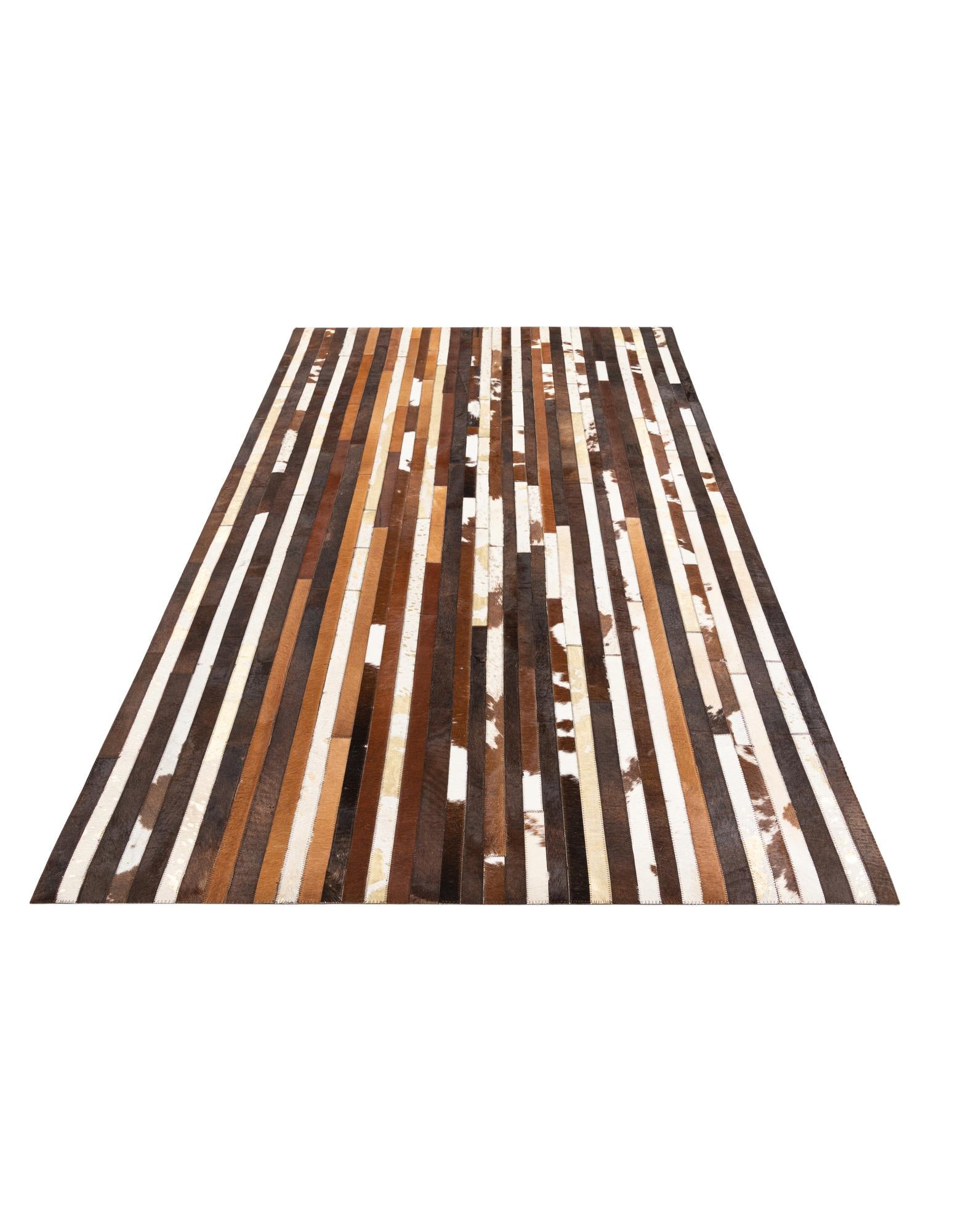 5' x 8' Cowhide Leather Rug
