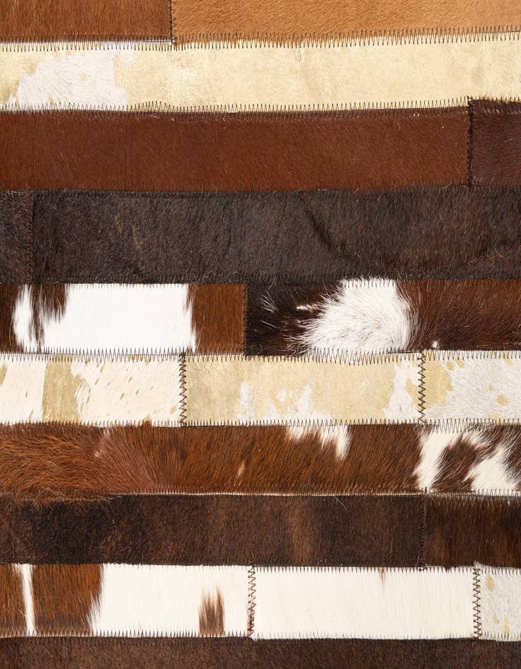 Detail image of 5' x 8' Cowhide Leather Rug