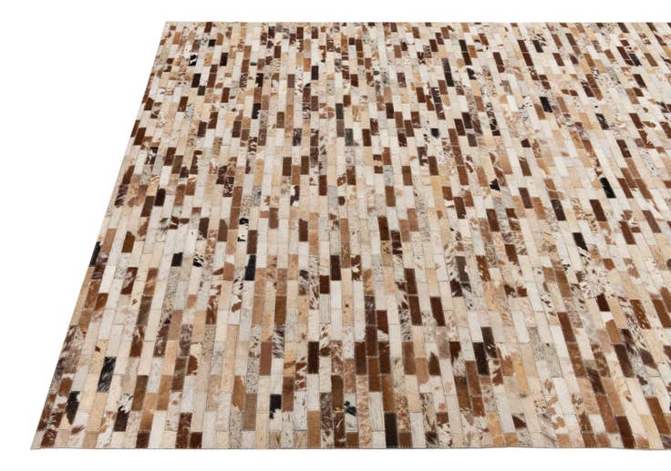 Detail image of 5' x 8' Cowhide Leather Rug