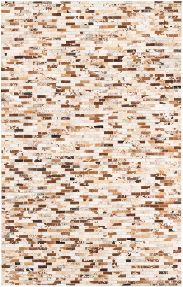 Detail image of 5' x 8' Cowhide Leather Rug