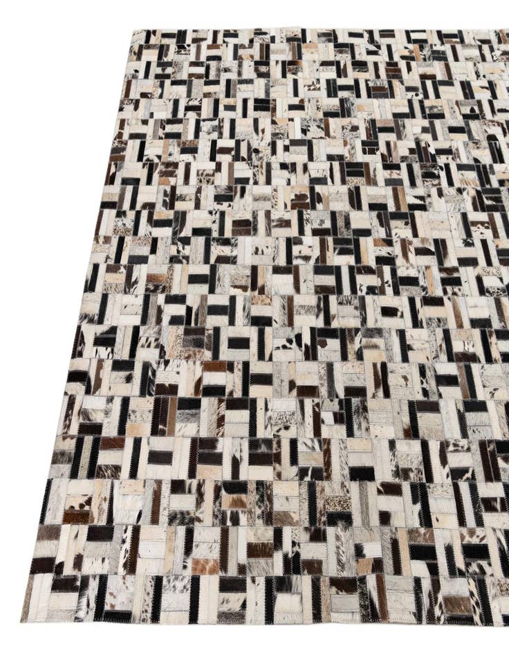 Detail image of 5' x 8' Cowhide Leather Rug