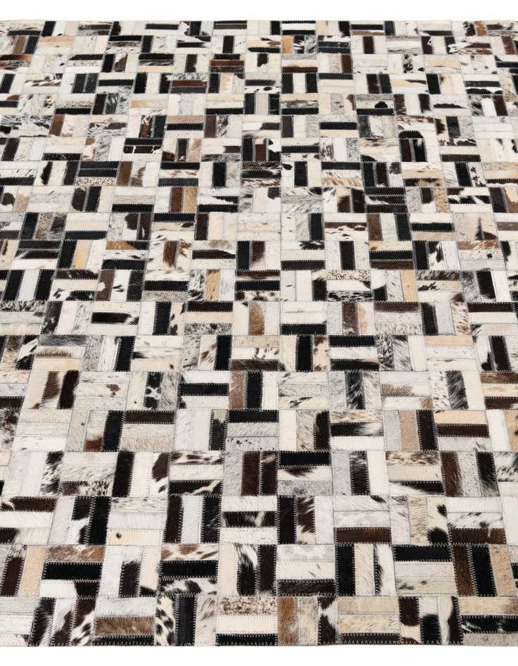 Detail image of 5' x 8' Cowhide Leather Rug