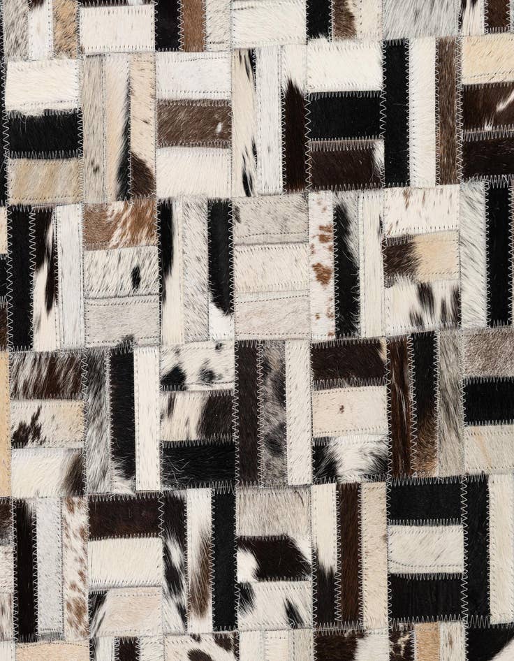 Detail image of 5' x 8' Cowhide Leather Rug