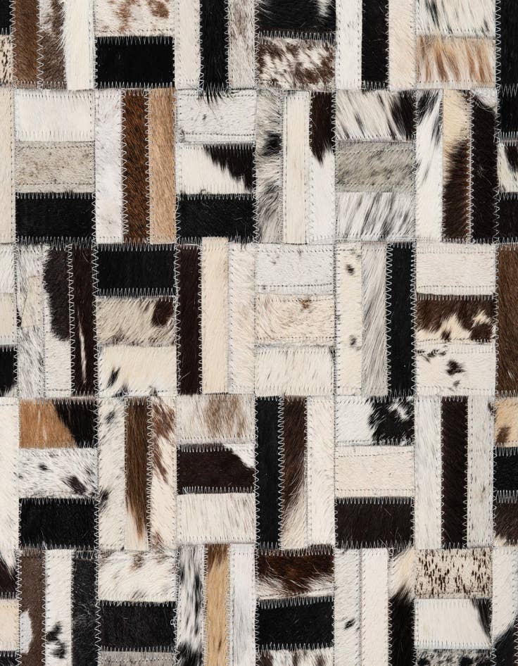 Detail image of 5' x 8' Cowhide Leather Rug