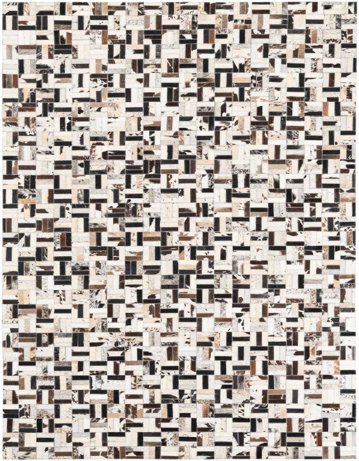 Detail image of 5' x 8' Cowhide Leather Rug