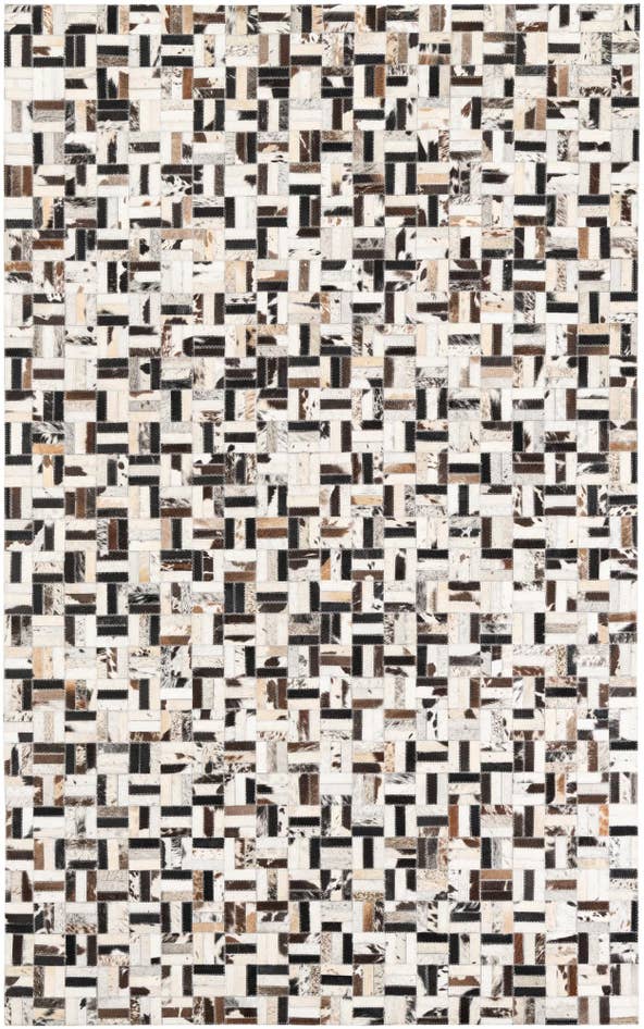 Detail image of 5' x 8' Cowhide Leather Rug