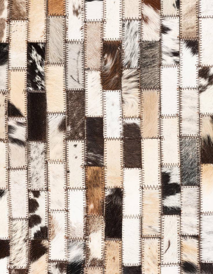 Detail image of 5' x 8' Cowhide Leather Rug