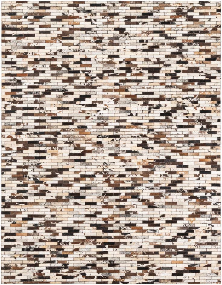 Detail image of 5' x 8' Cowhide Leather Rug