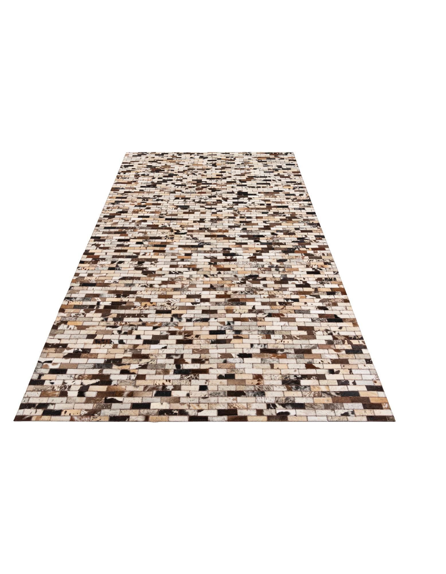 5' x 8' Cowhide Leather Rug