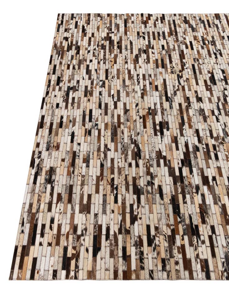 Detail image of 5' x 8' Cowhide Leather Rug