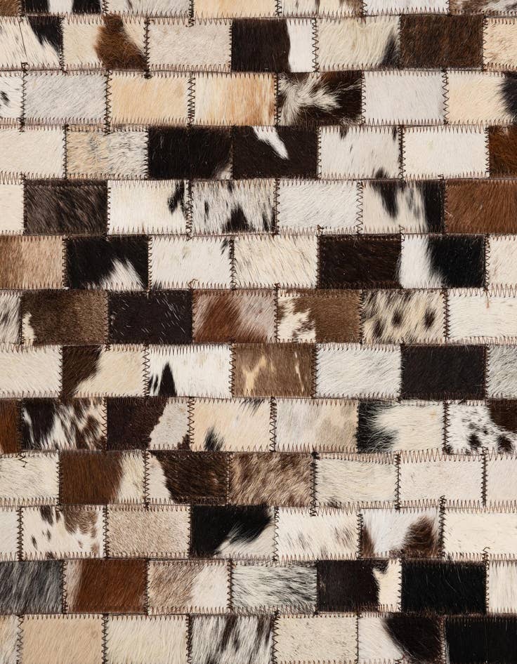 Detail image of 5' x 8' Cowhide Leather Rug