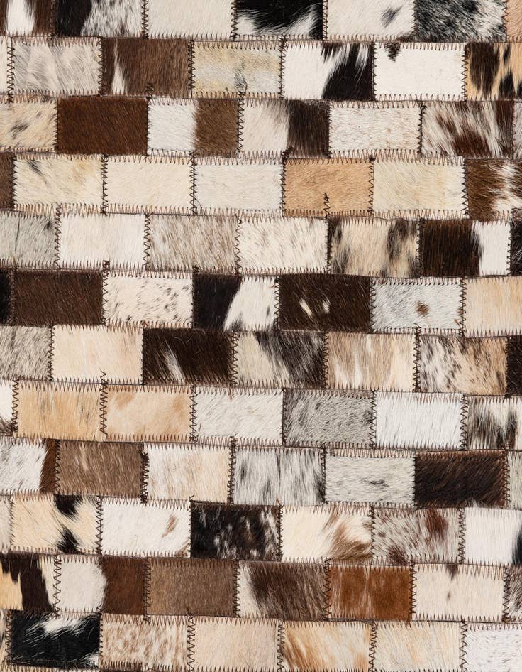 Detail image of 5' x 8' Cowhide Leather Rug