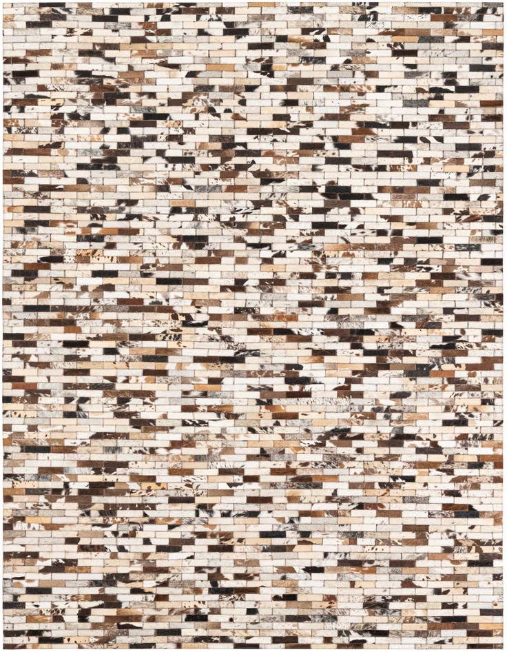 Detail image of 5' x 8' Cowhide Leather Rug