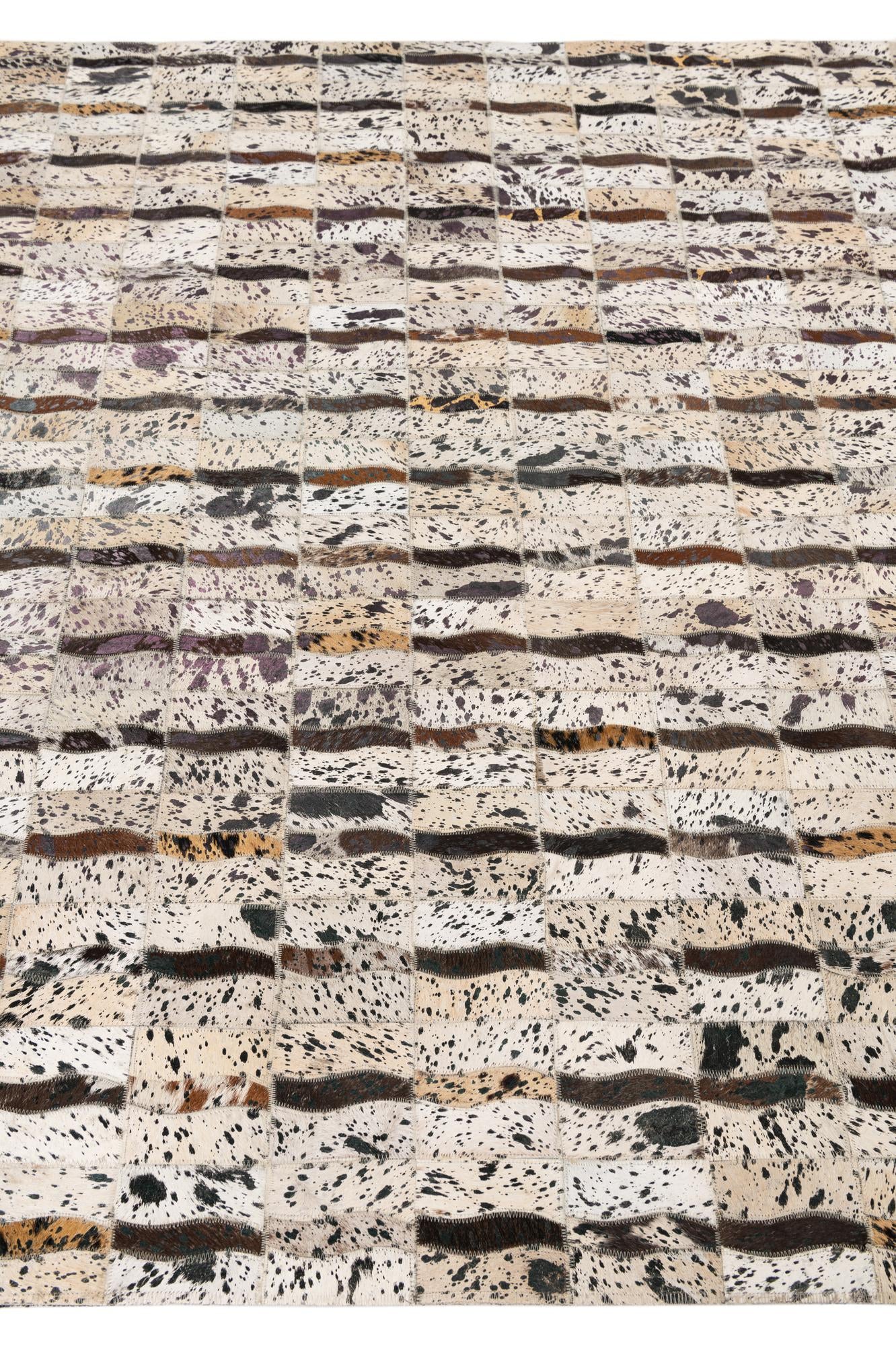 5' x 8' Cowhide Leather Rug