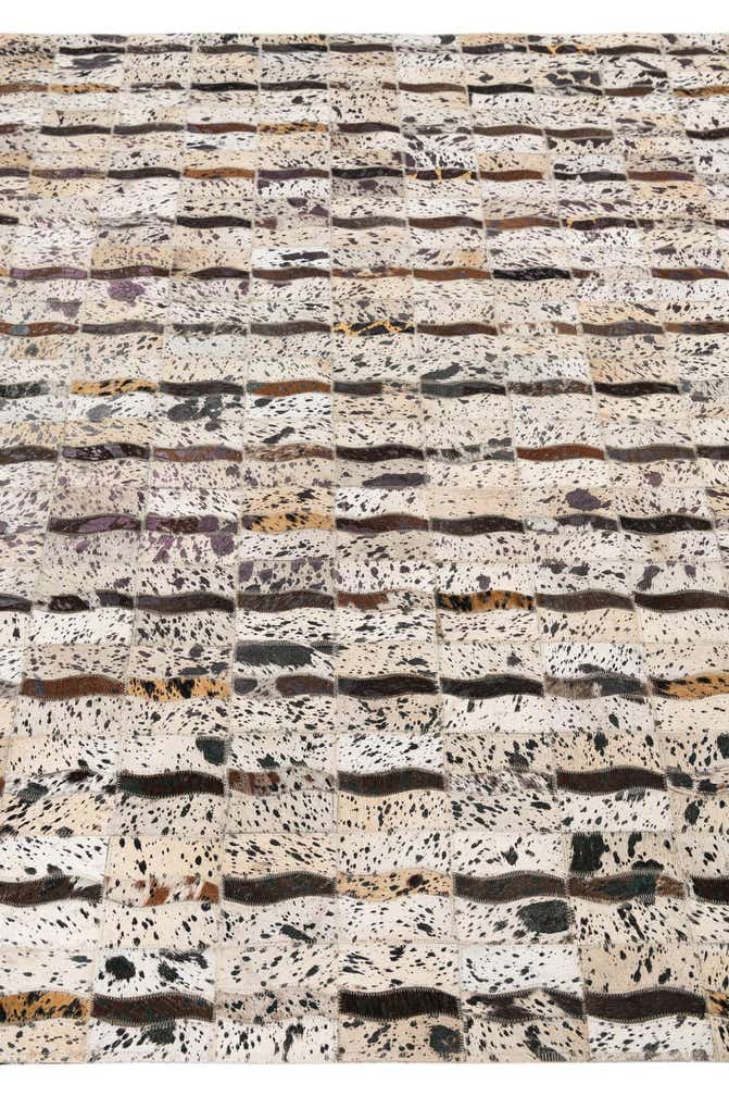 5' x 8' Cowhide Leather Rug