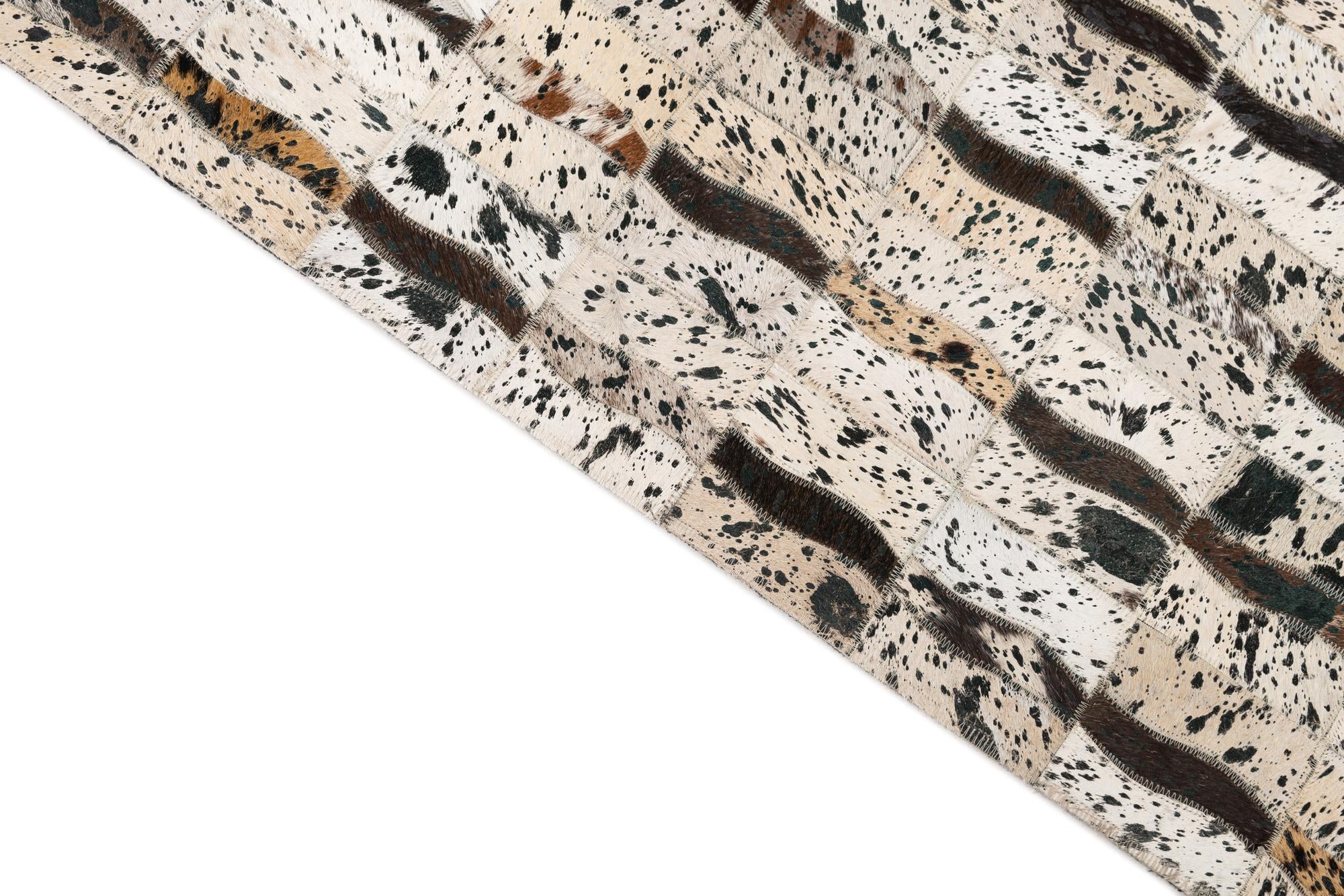 5' x 8' Cowhide Leather Rug